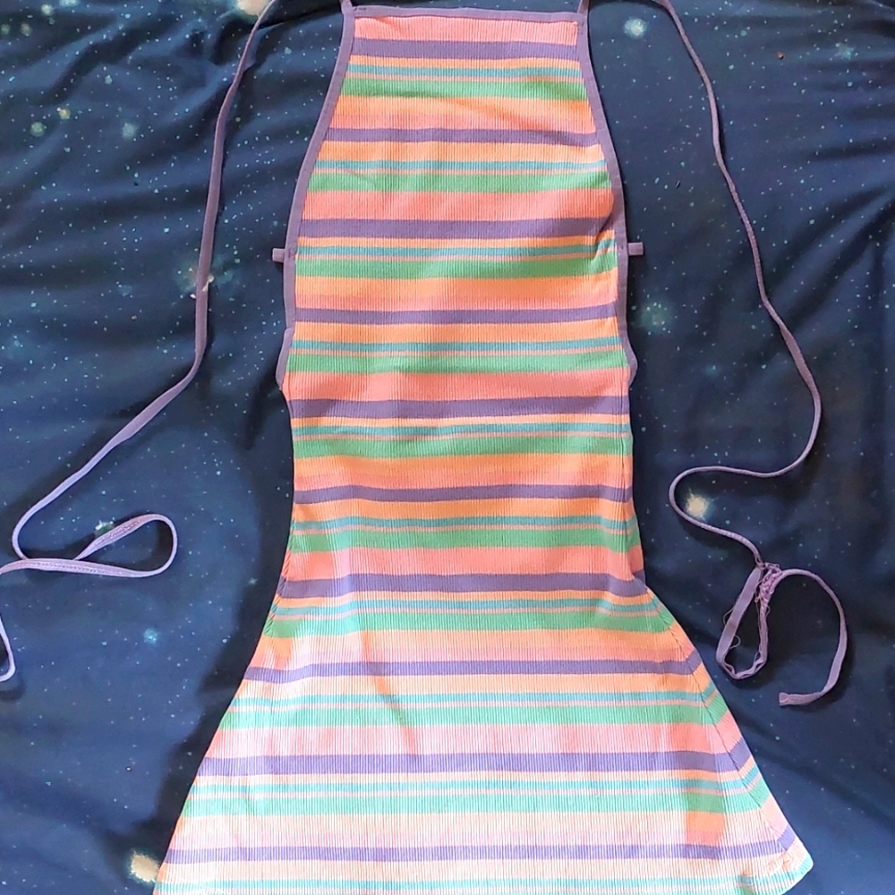 GOOD VIBRATIONZ STRIPED DRESS